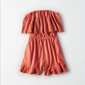 American eagle strapless romper